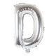 16 inch Letter D - Silver Balloons 16 inch Letter D - Silver Balloons
