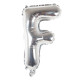 16 inch Letter F - Silver Balloons