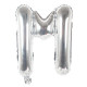 16 inch Letter M - Silver Balloons