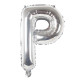 16 inch Letter P - Silver Balloons