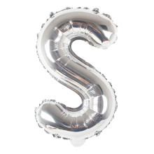 16 inch Letter S - Silver Balloons