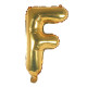 16 inch Letter F - Gold Balloons 16 inch Letter F - Gold Balloons