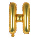 16 inch Letter H - Gold Balloons