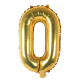 16 inch Letter/Number 0 - Gold Balloons 16 inch Letter/Number 0 - Gold Balloons