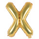 16 inch Letter X - Gold Balloons 16 inch Letter X - Gold Balloons