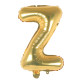 16 inch Letter Z - Gold Balloons