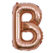 16 inch Letter B - Rose Gold Balloons