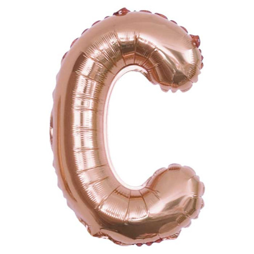 16 inch Letter C - Rose Gold Balloons 16 inch Letter C - Rose Gold Balloons