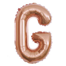 16 inch Letter G - Rose Gold Balloons