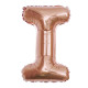 16 inch Letter I - Rose Gold Balloons 16 inch Letter I - Rose Gold Balloons