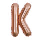 16 inch Letter K - Rose Gold Balloons 16 inch Letter K - Rose Gold Balloons