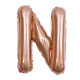 16 inch Letter N - Rose Gold Balloons 16 inch Letter N - Rose Gold Balloons