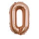 16 inch Letter O - Rose Gold Balloons 16 inch Letter O - Rose Gold Balloons
