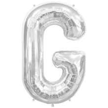 BALLOON 16 inch Letter G - Silver