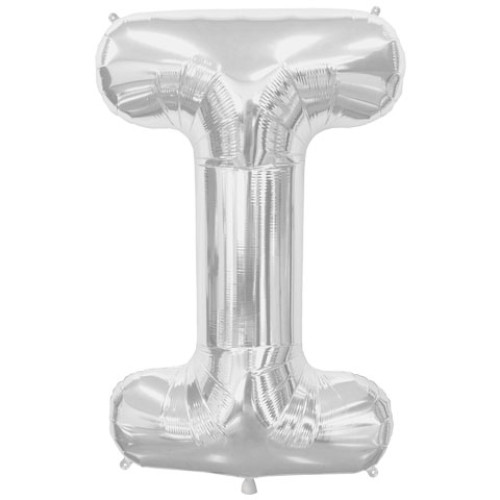 BALLOON 16 inch Letter I - Silver