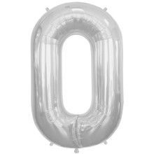 BALLOON 16 inch Letter O - Silver