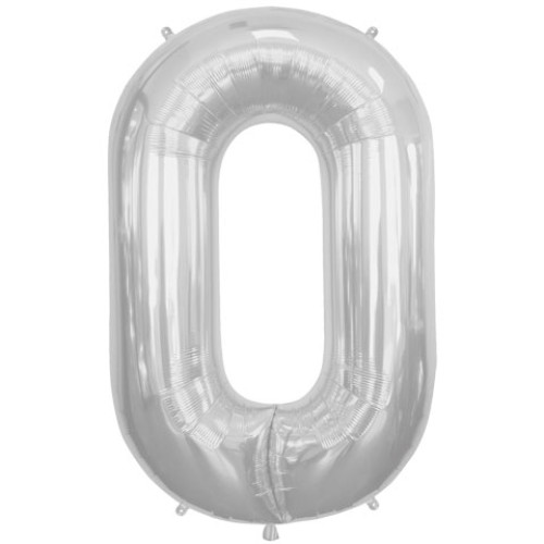 BALLOON 16 inch Letter O - Silver