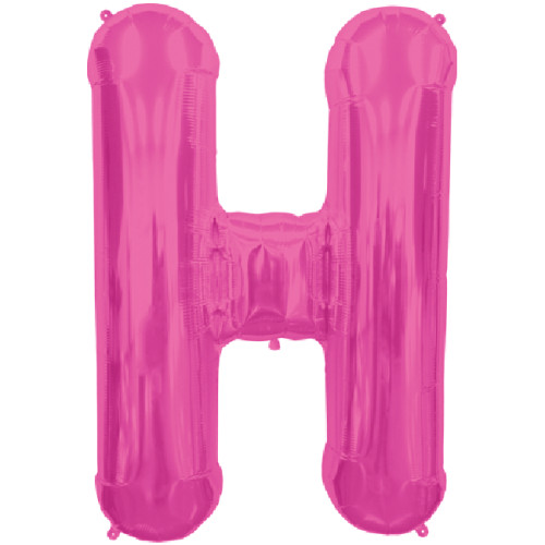 بالون حرف H فوشي صغير