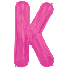 بالون حرف K فوشي صغير
