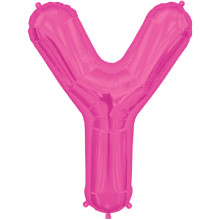 BALLOON 16 inch Letter Y - Magenta