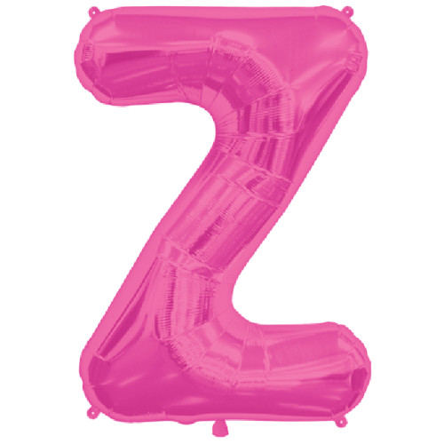 BALLOON 16 inch Letter Z - Magenta