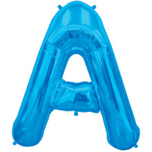BALLOON 16 inch Letter A - Blue