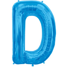 BALLOON 16 inch Letter D - Blue BALLOON 16 inch Letter D - Blue