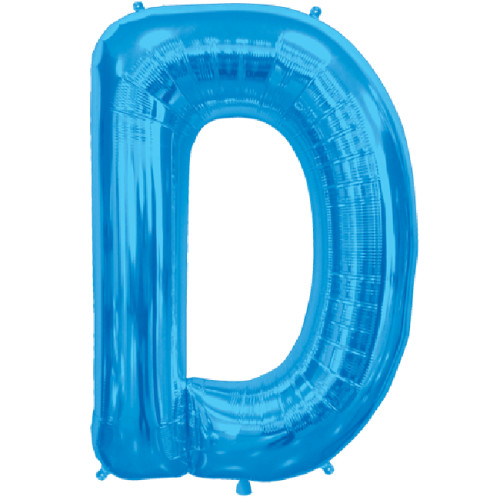 BALLOON 16 inch Letter D - Blue