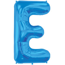 BALLOON 16 inch Letter E - Blue BALLOON 16 inch Letter E - Blue