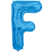 BALLOON 16 inch Letter F - Blue