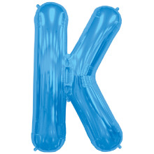 BALLOON 16 inch Letter K - Blue