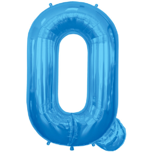 BALLOON 16 inch Letter Q - Blue