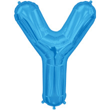 BALLOON 16 inch Letter Y - Blue