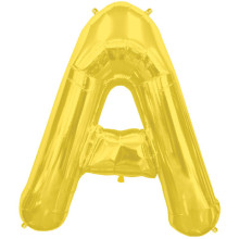 BALLOON 16 inch Letter A - Gold