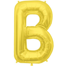 BALLOON 16 inch Letter B - Gold