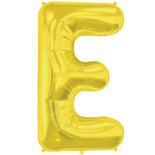 BALLOON 16 inch Letter E - Gold