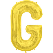BALLOON 16 inch Letter G - Gold