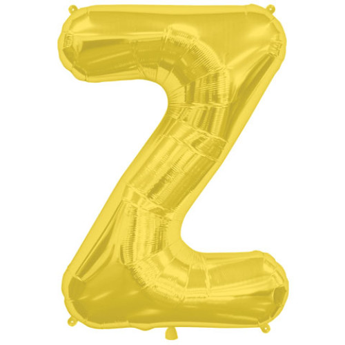 BALLOON 16 inch Letter Z - Gold