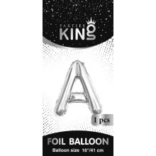 16 inch Letter A - Silver Balloons