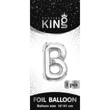 16 inch Letter B - Silver Balloons