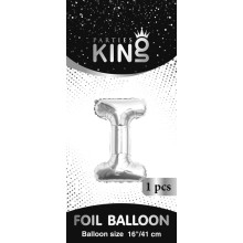 16 inch Letter I - Silver Balloons