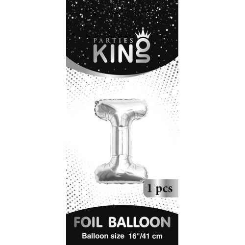16 inch Letter I - Silver Balloons