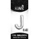 16 inch Letter J - Silver Balloons 16 inch Letter J - Silver Balloons