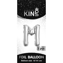 16 inch Letter M - Silver Balloons