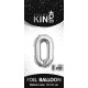 16 inch Letter/Number 0 - Silver Balloons