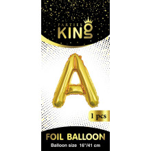 16 inch Letter A - Gold Balloons
