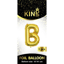 16 inch Letter B - Gold Balloons