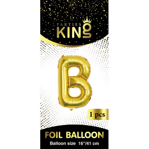16 inch Letter B - Gold Balloons 16 inch Letter B - Gold Balloons