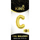 16 inch Letter C - Gold Balloons