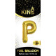16 inch Letter P - Gold Balloons